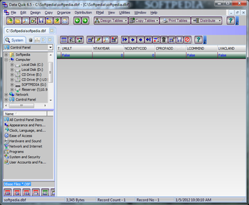 Data Quik screenshot