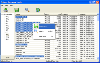 Data Recovery Studio screenshot