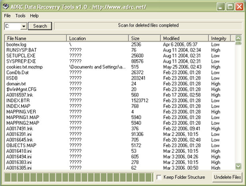 Data Recovery using ADRC Software screenshot 2