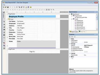 Data-Reports.NET screenshot 2