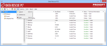 Data Rescue PC3 screenshot 3