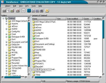 Data Restore screenshot