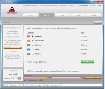 Data Survivor screenshot