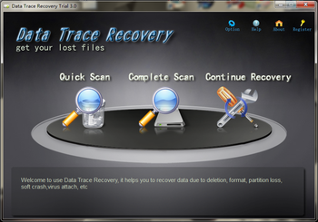 Data Trace Recovery screenshot