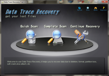 Data Trace Recovery Free Edition screenshot