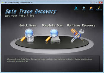 Data Trace Recovery Unlimited screenshot