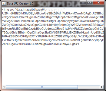 Data URI Creator screenshot