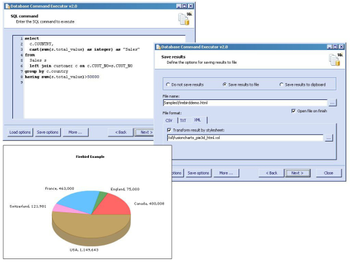 Database Command Executor screenshot