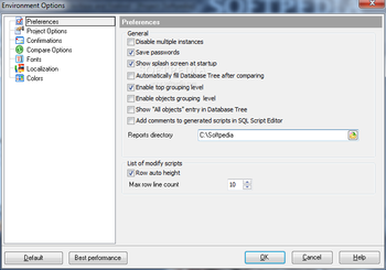 Database Comparer 2011 for InterBase and Firebird screenshot 3