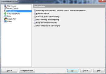 Database Comparer 2011 for InterBase and Firebird screenshot 5