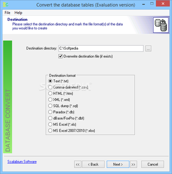 Database Convert screenshot 2