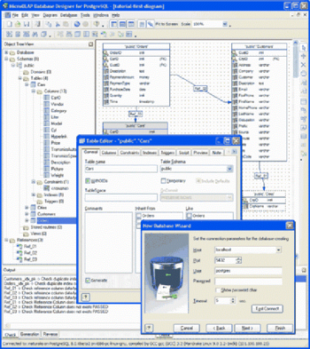 Database Designer for PostgreSQL screenshot