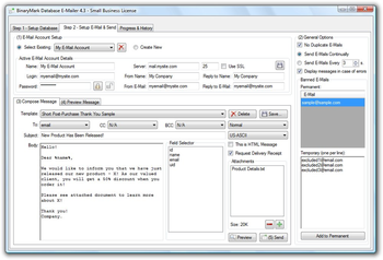 Database E-Mailer screenshot 3
