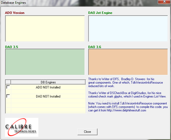 Database Engines screenshot