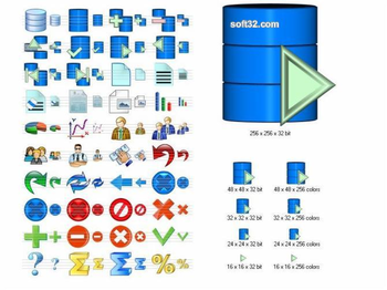 Database Icon Set screenshot 3