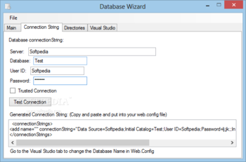 Database Wizard screenshot 2