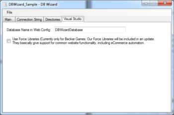 Database Wizard screenshot 5
