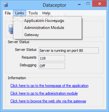 Dataceptor screenshot 2