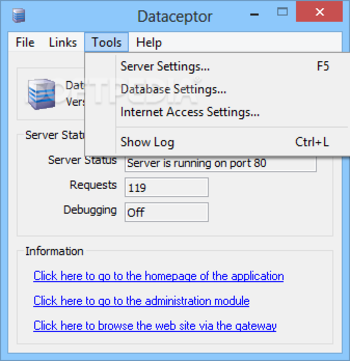 Dataceptor screenshot 3