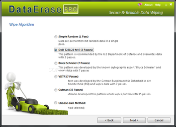 DataErase Pro screenshot 3