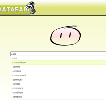 Datafari screenshot 2