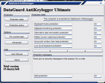 DataGuard AntiKeylogger Ultimate screenshot