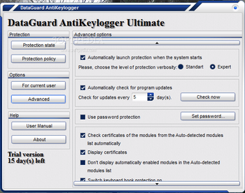 DataGuard AntiKeylogger Ultimate screenshot 3