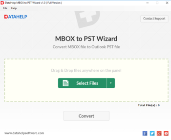 DataHelp MBOX to PST Wizard screenshot 4