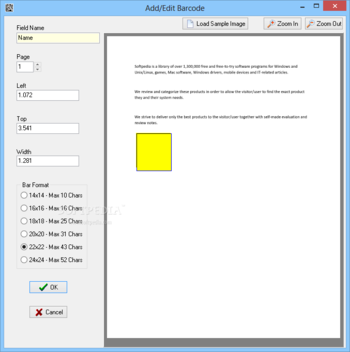 DataMatrix Print screenshot 2