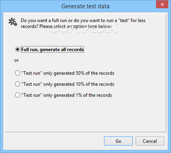 Datanamic Data Generator for MS Access screenshot 10