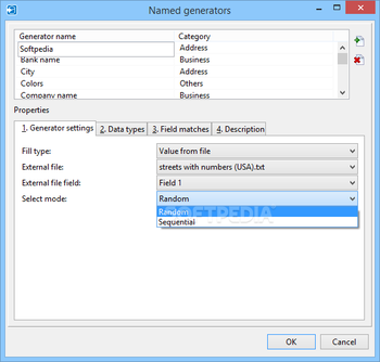 Datanamic Data Generator for MS Access screenshot 11