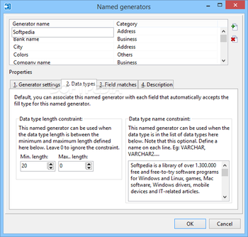 Datanamic Data Generator for MS Access screenshot 12
