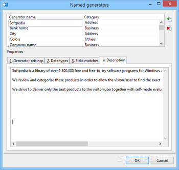 Datanamic Data Generator for MS Access screenshot 14