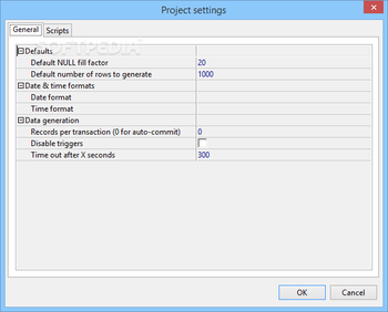 Datanamic Data Generator for MS Access screenshot 15