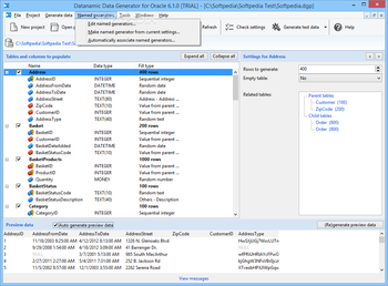 Datanamic Data Generator for Oracle screenshot 5