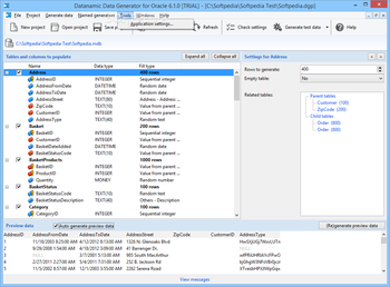 Datanamic Data Generator for Oracle screenshot 6