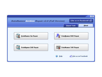 DataNumen Archive Repair screenshot