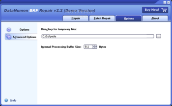 DataNumen BKF Repair screenshot 4