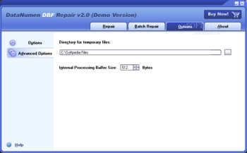 DataNumen DBF Repair (formerly Advanced DBF Repair) screenshot 4