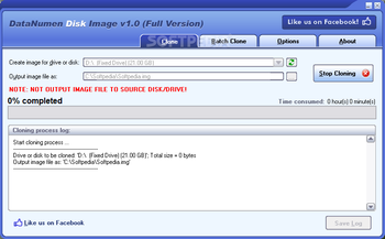 DataNumen Disk Image screenshot
