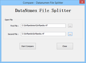DataNumen File Splitter screenshot 3