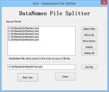 DataNumen File Splitter screenshot 5