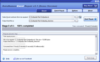 DataNumen Office Repair (formerly Advanced Office Repair) screenshot 5