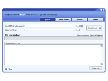 DataNumen PDF Repair screenshot