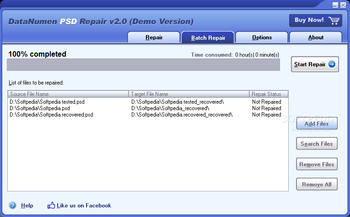 DataNumen PSD Repair (formerly Advanced PSD Repair) screenshot 2