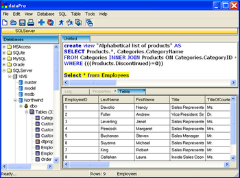 DataPro screenshot