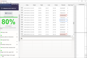 Dataproofer screenshot