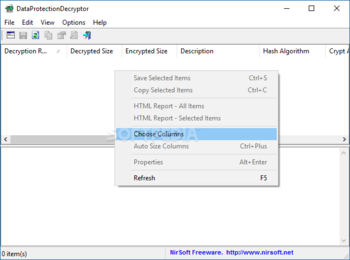 DataProtectionDecryptor screenshot