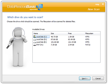 DataRescue screenshot