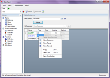 DataSpot screenshot 2